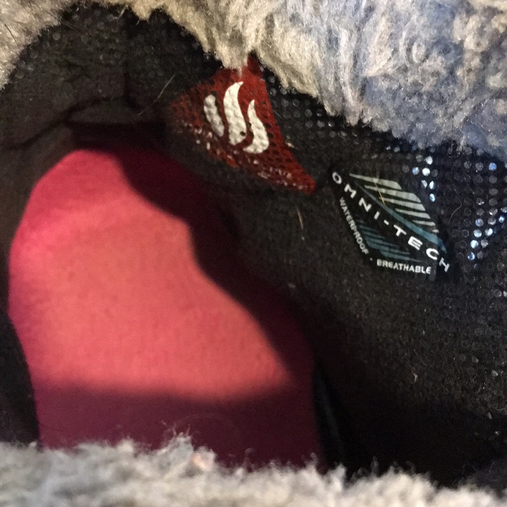 Columbia snow boots grey pink 2 - Picture 9 of 11